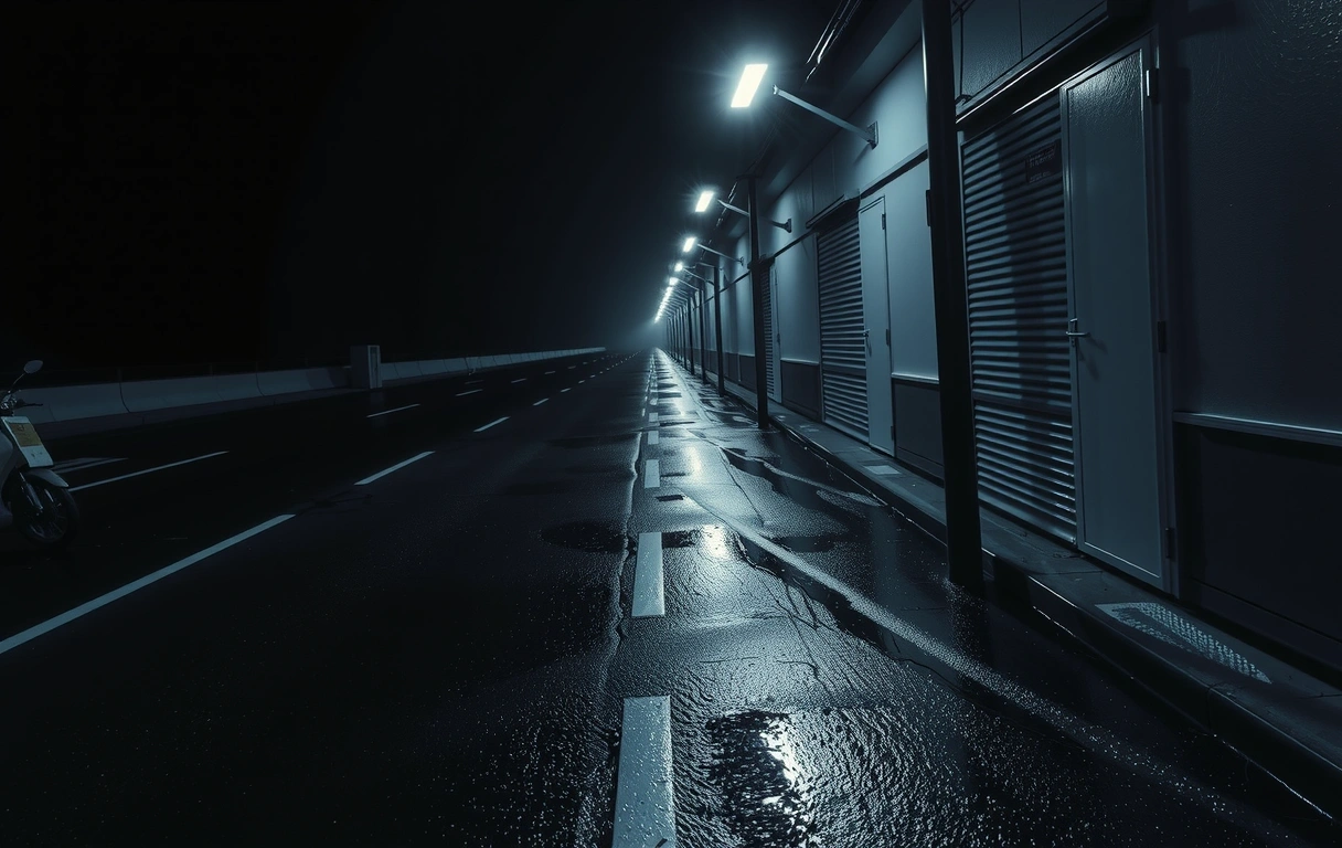 Atmospheric city scene from a Fieldnotion project