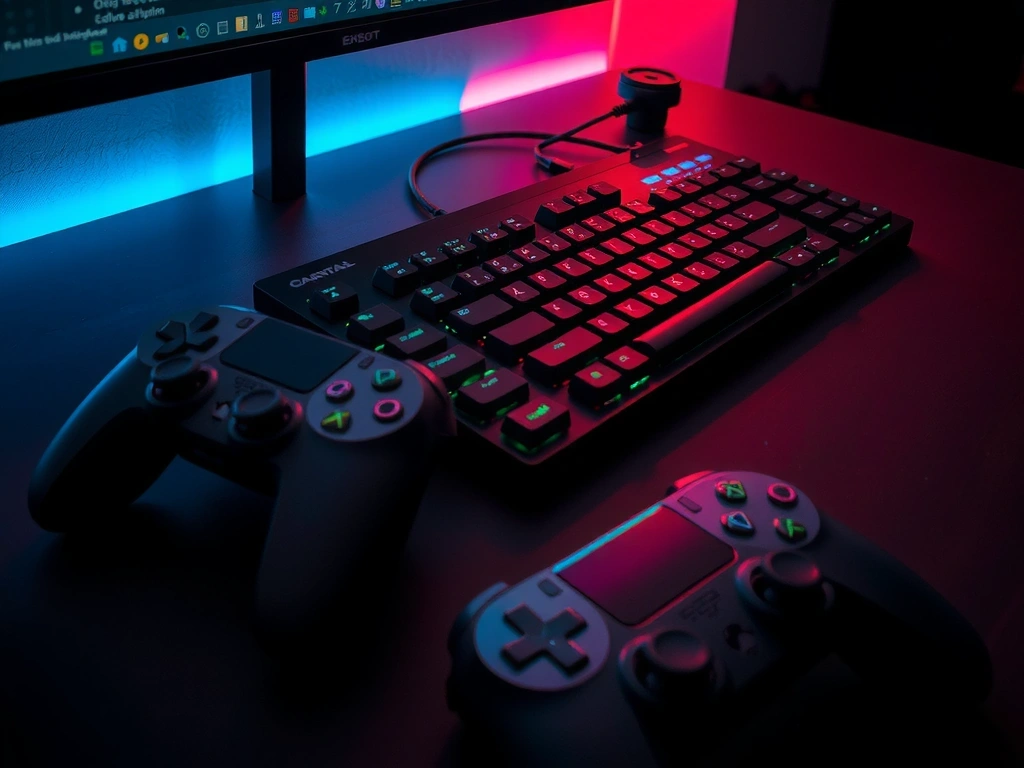 Gaming hardware setup